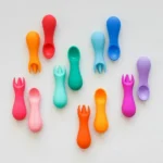 Marcus & Marcus - Silicone Palm Grasp Spoon & Pork Set (12M+) - Image 2