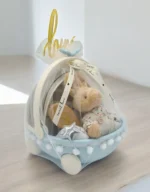 Angeliz Baby - Mini Cart Grooming Baby Hamper Set 9 Pcs : Blue