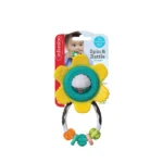 Infantino - Spin & Rattle Teether : Yellow (F216314-03)