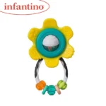 Infantino - Spin & Rattle Teether : Yellow (F216314-03) - Image 3
