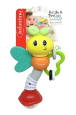 Infantino - Rattle & Teether Love Bug (F304890)