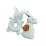 Angeliz Baby - Twin Bunny Swaddle Wooden Set - Image 4